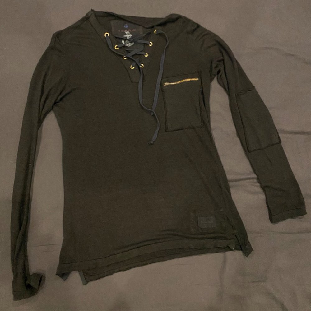 Claudio Milano Jersey Linen Henley